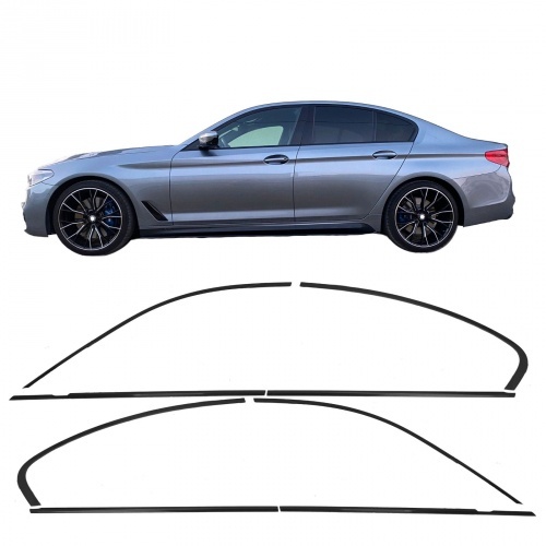 Kit de garnitures de portes Noir BMW Serie 5 G30 berline 16-23