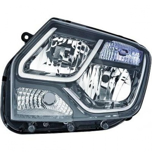 Phare gauche conducteur Dacia Duster - 13-17 - Noir