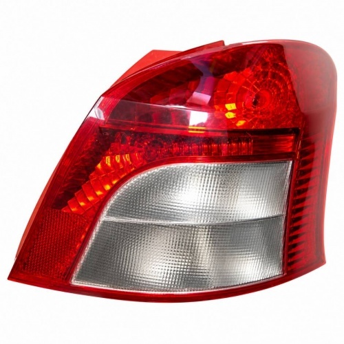 Feu arrière droit Toyota Yaris 2 2005-2009 - Rouge / Fumé