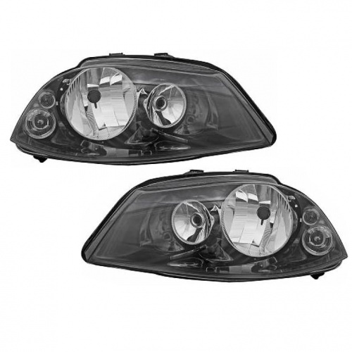 2 Phares SEAT Ibiza 6L H7 H3 - 02-08 - Noir