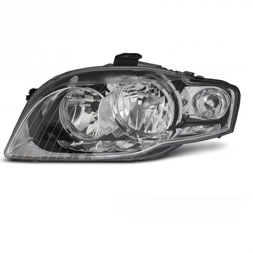 Phare gauche conducteur halogene AUDI A4 B7- 04-08 - Chrome