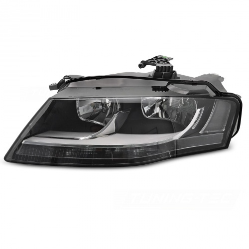 Phare halogene conducteur gauche AUDI A4 B8 phase 1 08-11 - Noir