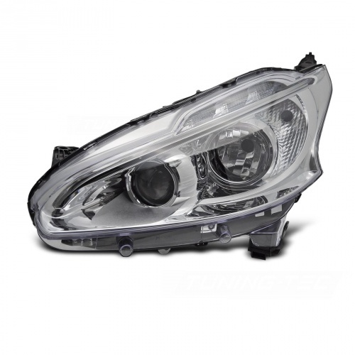 Phare gauche conducteur Peugeot 208 12-15 - Chrome