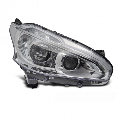 Phare droit passager Peugeot 208 12-15 - Chrome