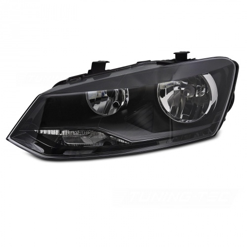 Phare avant gauche conducteur VW Polo 6R 09-14 - H7 - Noir