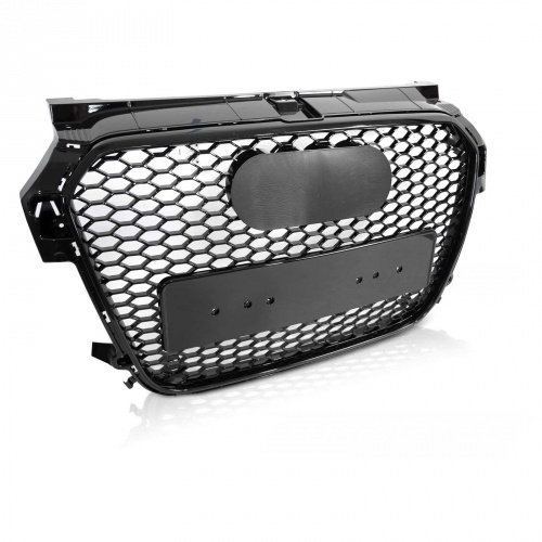 Grille calandre Audi A1 8X 10-14 - Nid d'abeille RS1 - Noir