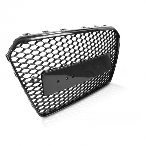 Grille calandre Audi A5 8T 11-17 - look RS5 - Noir Laqué