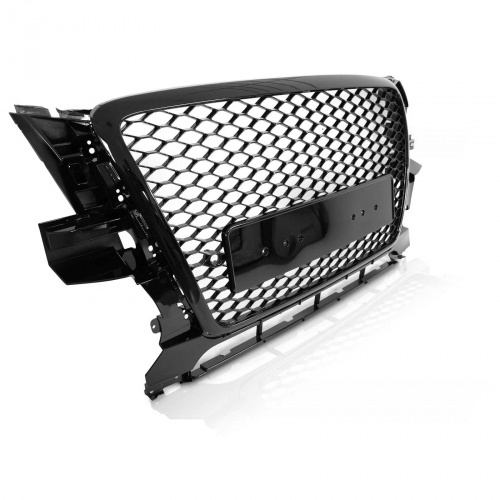 Grille calandre Audi Q5 8R 08-12 - look RSQ5 phase 1 - Noir Brillant - PDC