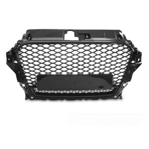 Grille calandre Audi A3 8V - look RS3 quattro - Noir Brillant - PDC