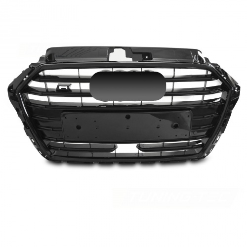 Grille calandre Audi A3 8V - 17-20 - look S3 - Noir laque - PDC - ACC