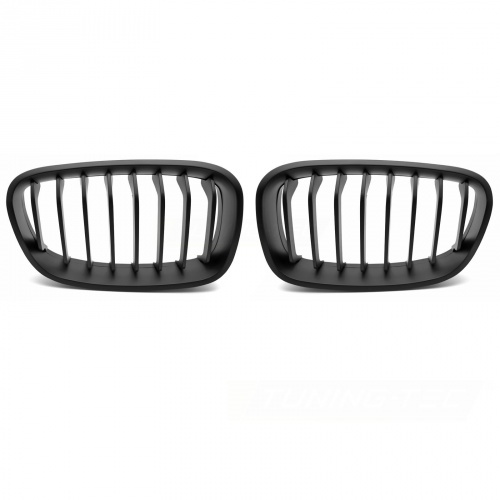 Grilles calandre BMW Serie 1 F20 11-15 - Noir Mat