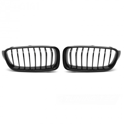 Grilles calandre BMW Serie 3 F30 F31 11-18 - Noir Brillant
