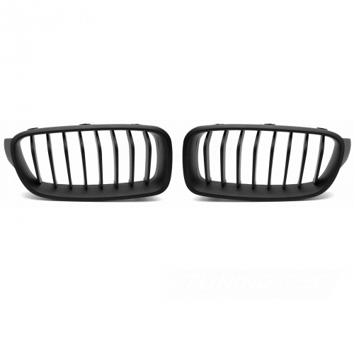 Grilles calandre BMW Serie 3 F30 F31 11-19 - Noir Mat