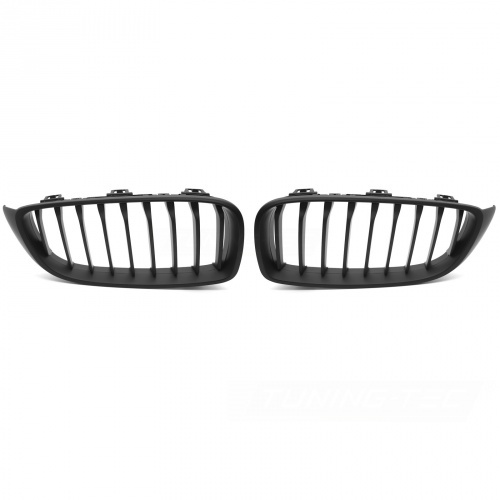 Grilles calandre BMW Serie 4 F32 F33 F36 - Noir Mat