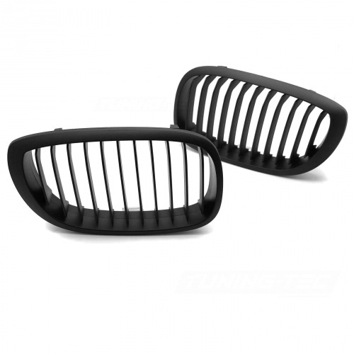 Grilles calandre BMW Serie 3 E46 01-05 phase 2 - Noir Mat