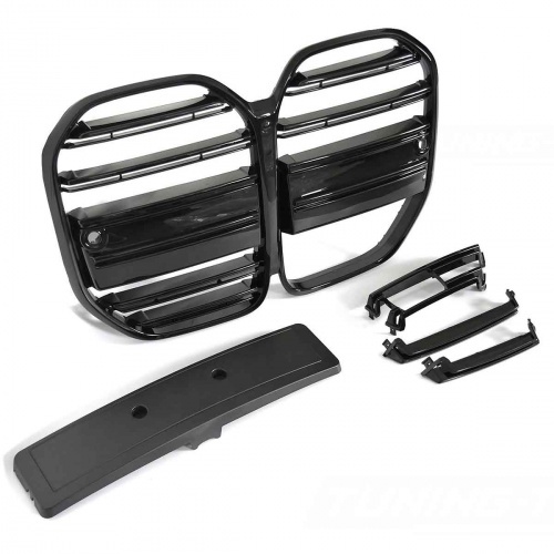 Grille calandre BMW Serie 4 G22 G23 - 20-25 - Noir Brillant