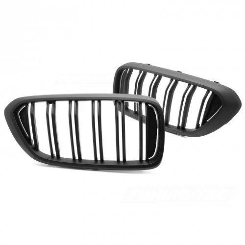 Grilles calandre BMW Serie 6 G32 look M - 17-20 - Noir Mat