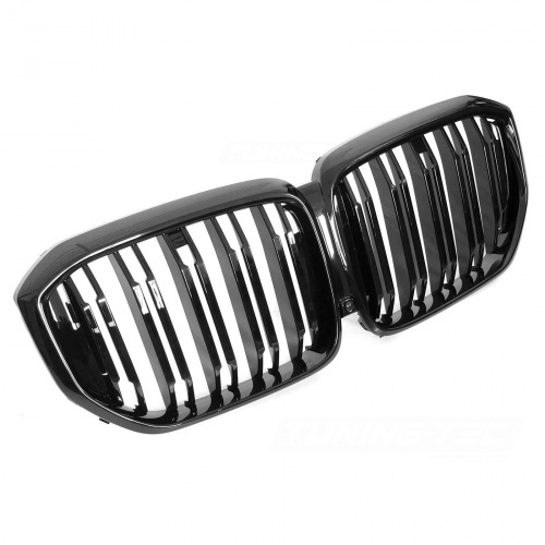 Grille calandre BMW X5 G05 LCI 23-26 - Noir Brillant look M