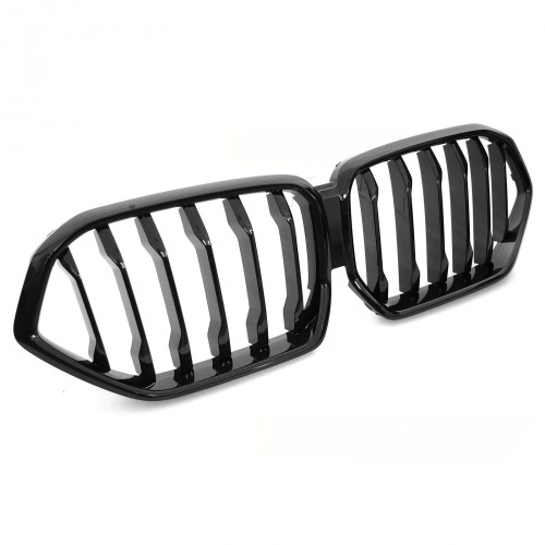 Grille calandre BMW Serie X6 G06 19-23 - look Mperf - Noir Brillant