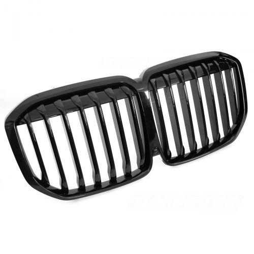 Grille calandre BMW Serie X7 G07 18-22 - look Mperf - Noir Brillant