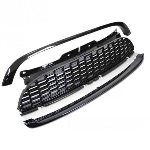 Liserets + calandre Mini R55 R56 06-09 - Noir Brillant