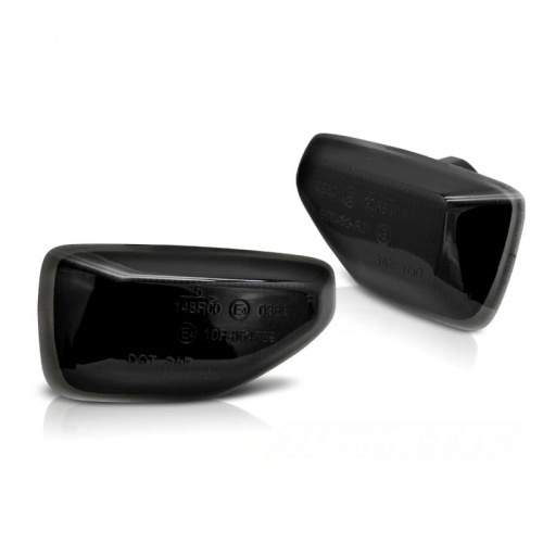 2 Clignotants d'aile dynamiques LED Dacia Duster Logan Sandero - Noir