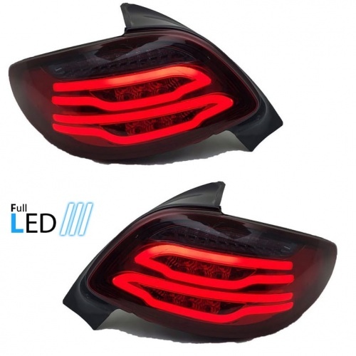2 Feux arriere FullLED Peugeot 206 - Rouge