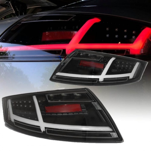 2 Feux arriere AUDI TT 8J LTI - Noir - Cligno dynamique