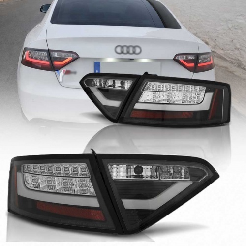 2 Feux LED Audi A5 8T 07-11 - Noir