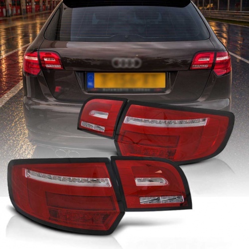 2 Feux arriere AUDI A3 Sportback fullLED Dynamique 08-12 look 8V - Rouge / Clair