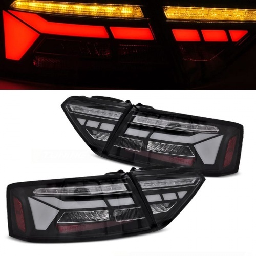 2 Feux fullLED dynamiques Audi A5 8T Facelift 12-16 - Noir