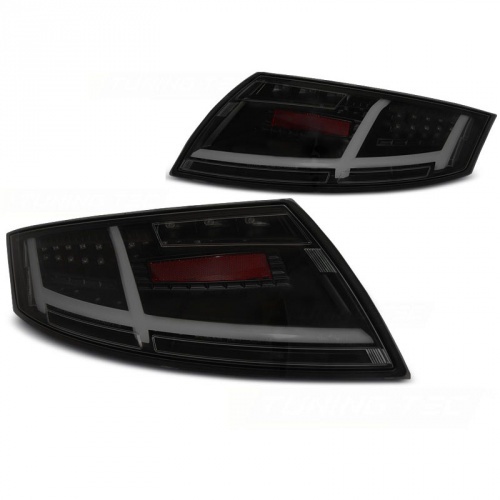 2 Feux arriere AUDI TT 8J LTI - Noir Fumé - Cligno dynamique