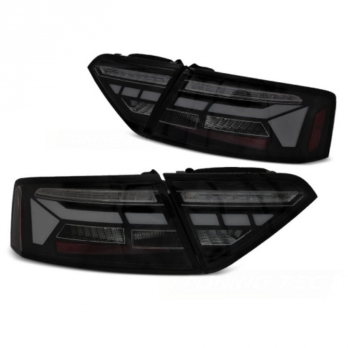 2 Feux fullLED dynamiques Audi A5 8T halogene Facelift 12-16 - Noir Teinté