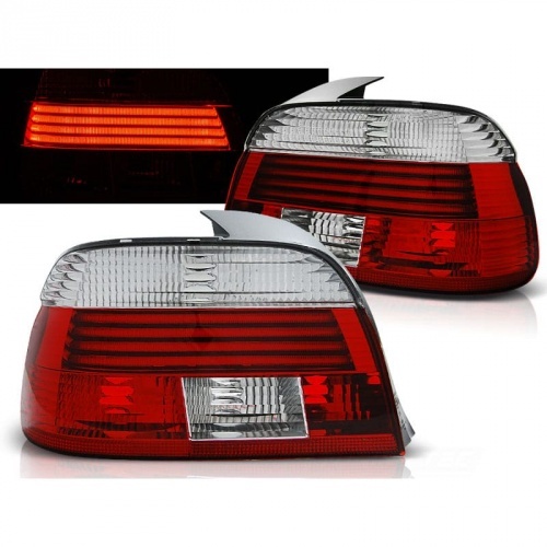 2 Feux arriere LED BMW Serie 5 E39 phase 2 - 00-03 - Rouge