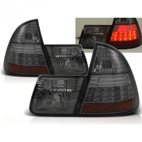 2 Feux arriere BMW E46 Touring LED 99-05 - Fumé