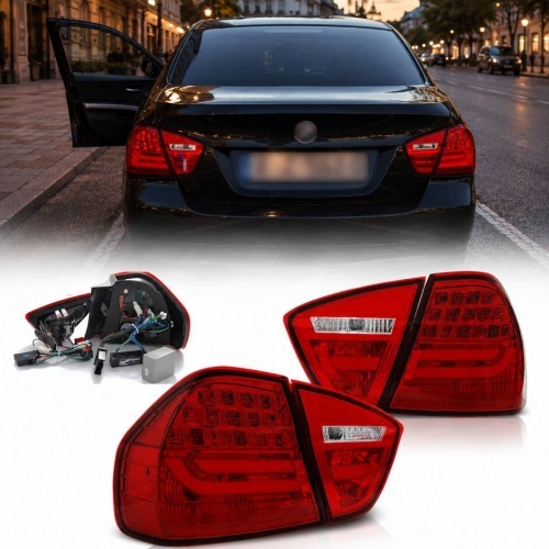 2 Feux arriere BMW Serie 3 E90 05-08 - LTI - Rouge