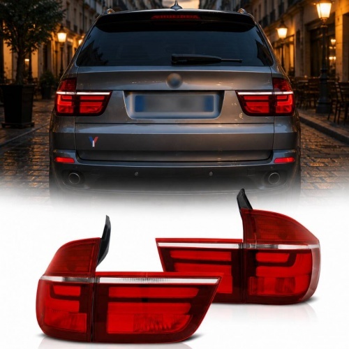 2 Feux arriere BMW X5 E70 07-10 - LTI - Rouge