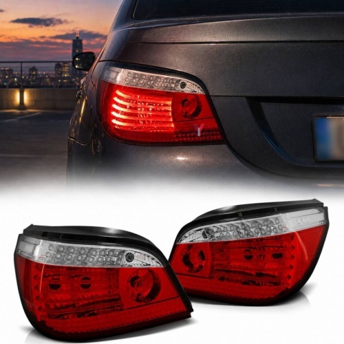 2 Feux arriere BMW Serie 5 E60 LED 03-07 - dynamiques Rouge