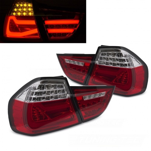 2 Feux arriere fullLED BMW Serie 3 E90 LCI 09-11 - dynamiques - Rouge
