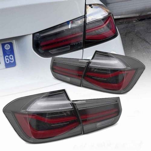 2 Feux arriere LED dynamiques BMW Serie 3 F30 - 11-19 - Fume