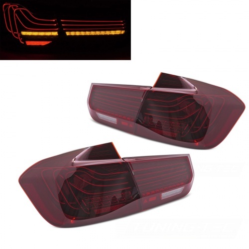 2 Feux arriere Laser dynamiques BMW Serie 3 F30 - 11-19 - Rouge