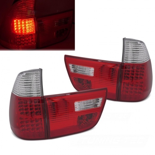 2 Feux arriere LED BMW X5 E53 99-03 - Rouge