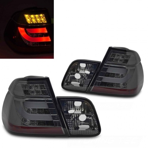 2 Feux arriere BMW E46 Berline Clignotant LED 01-05 phase 2 - Teinté