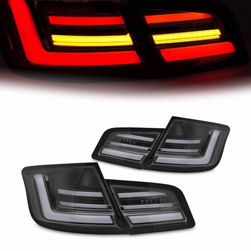 2 Feux arriere fullLED dynamiques BMW Serie 5 F10 - 10-13 - Noir Mat