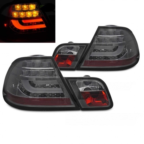 2 Feux arriere BMW Serie 3 E46 Coupe 99-03 - LED -  Teinté