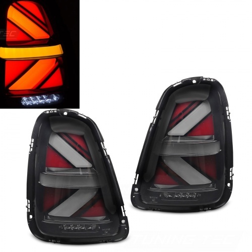 2 Feux arriere fullLED dynamiques Mini R56 R57 R58 R59 - Noir