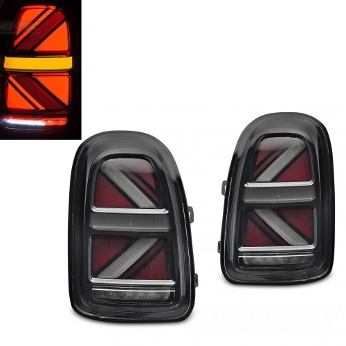 2 Feux arriere fullLED dynamiques Mini F60 Countryman II - 16-20  look Union - Teinte