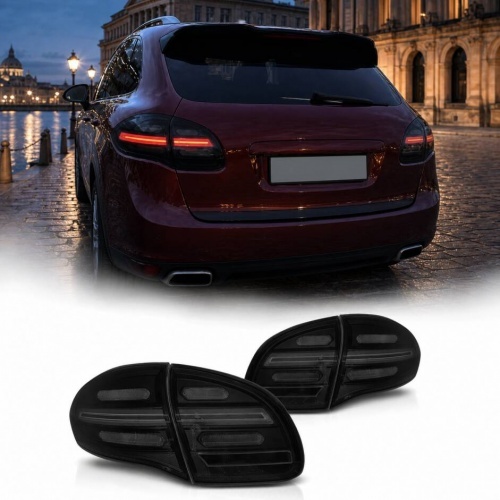 2 Feux pour Porsche Cayenne fullLED dynamiques 10-15 - Teinte