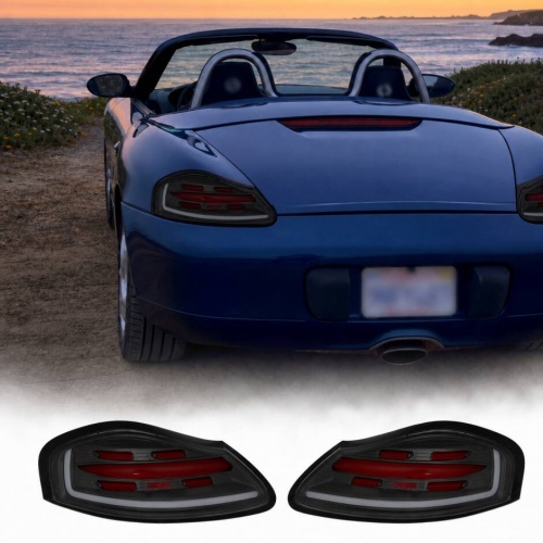 2 Feux fullLED pour Porsche Boxster 986 96-04 dynamiques - Noir