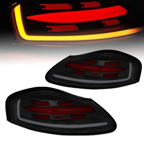 2 Feux fullLED pour Porsche Boxster 986 96-04 dynamiques - Noir Teinte